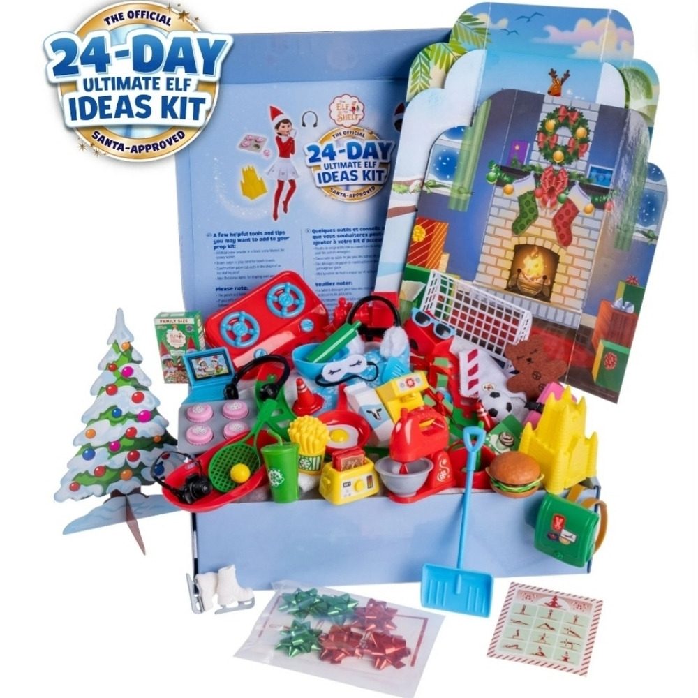 Elf On The Shelf 24 Day Prop Kit Ultimate Elf Ideas Kit Christmas New - Picture 3 of 6